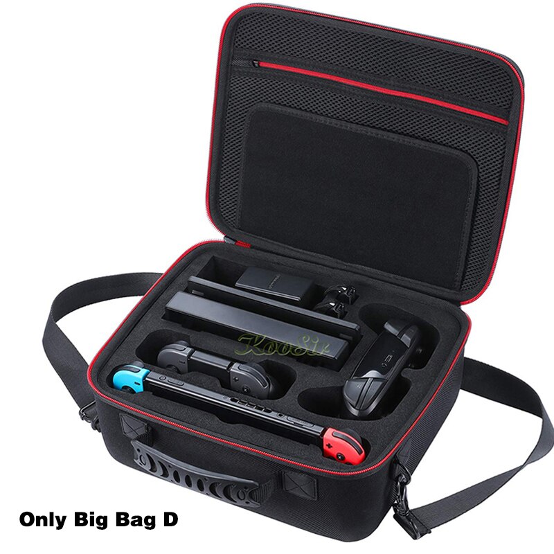 de luxe interrupteur de grande capacité étui Nintendoswitch Console sacs à main NS EVA sac pour Nitendo Nintendo Switch accessoires: Only Bag D