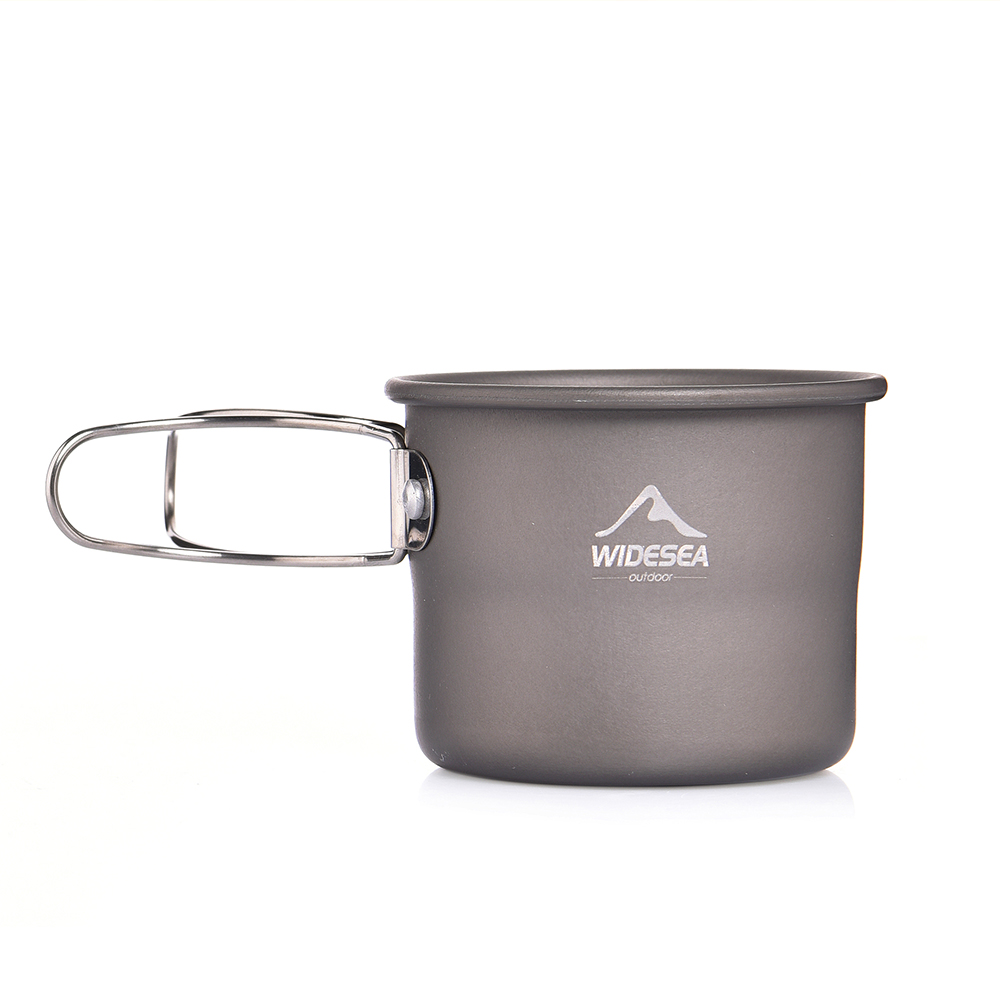 Widesea – tasse de Camping en aluminium, tasse de café thé en plein air, vaisselle touristique, fournitures de cuisine de pique-nique, équipement de randonnée touristique: camping cup