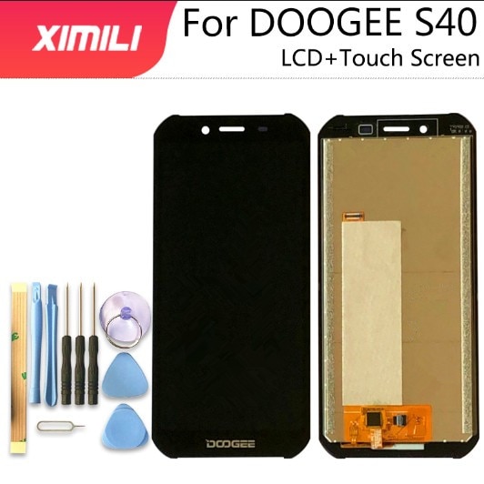 100% Tested For DOOGEE S40 LCD Display+Touch Screen Digitizer Assembly 100% Original LCD+Touch Digitizer for S40 Lite+Tools