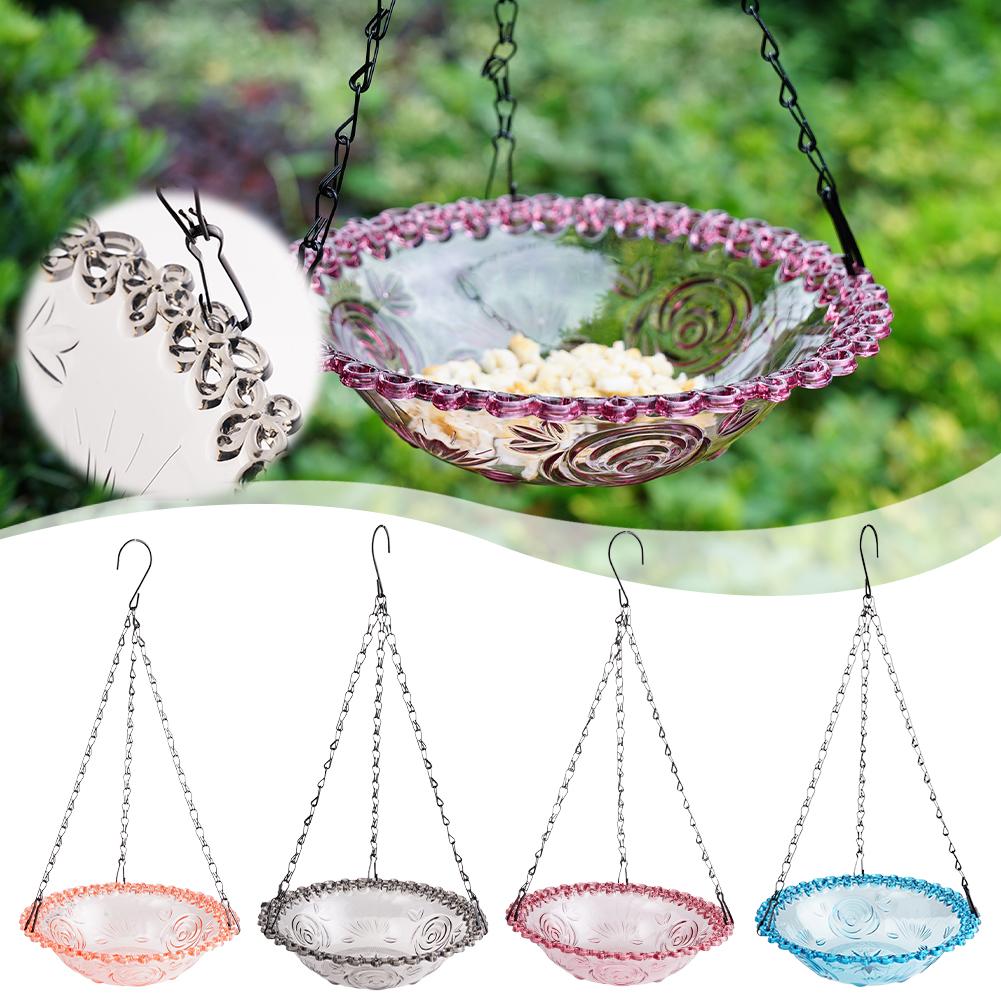 Alimentador de aves colgante de alta gama para exteriores, accesorios de decoración para jardín y Patio, 1 piezas,