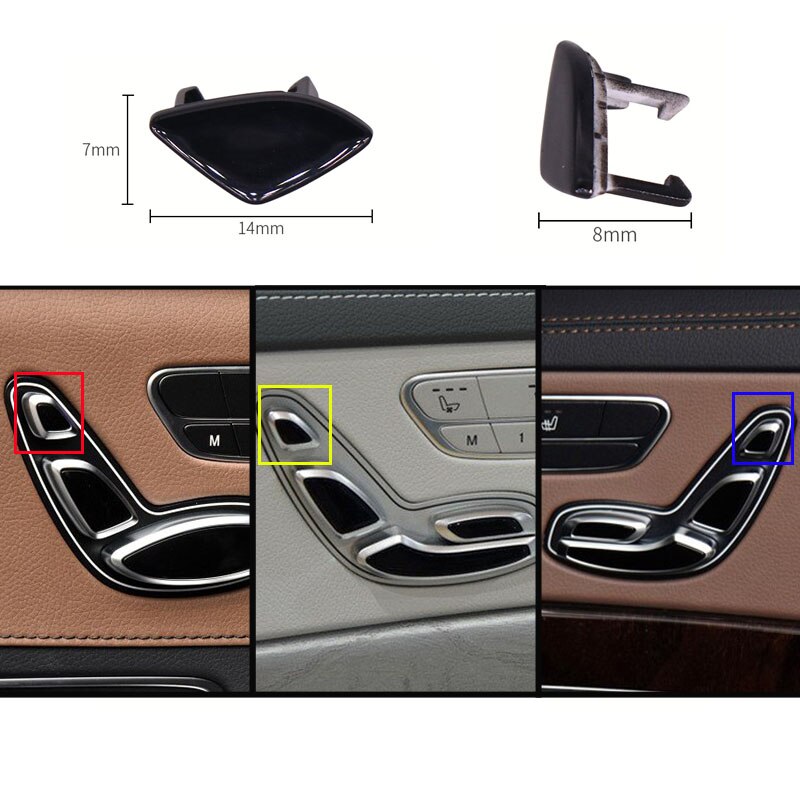 1 Pc Abs Seat Aanpassing Knop Schakelaar Vervangen Voor Mercedes Benz S Klasse W222 S300 S400