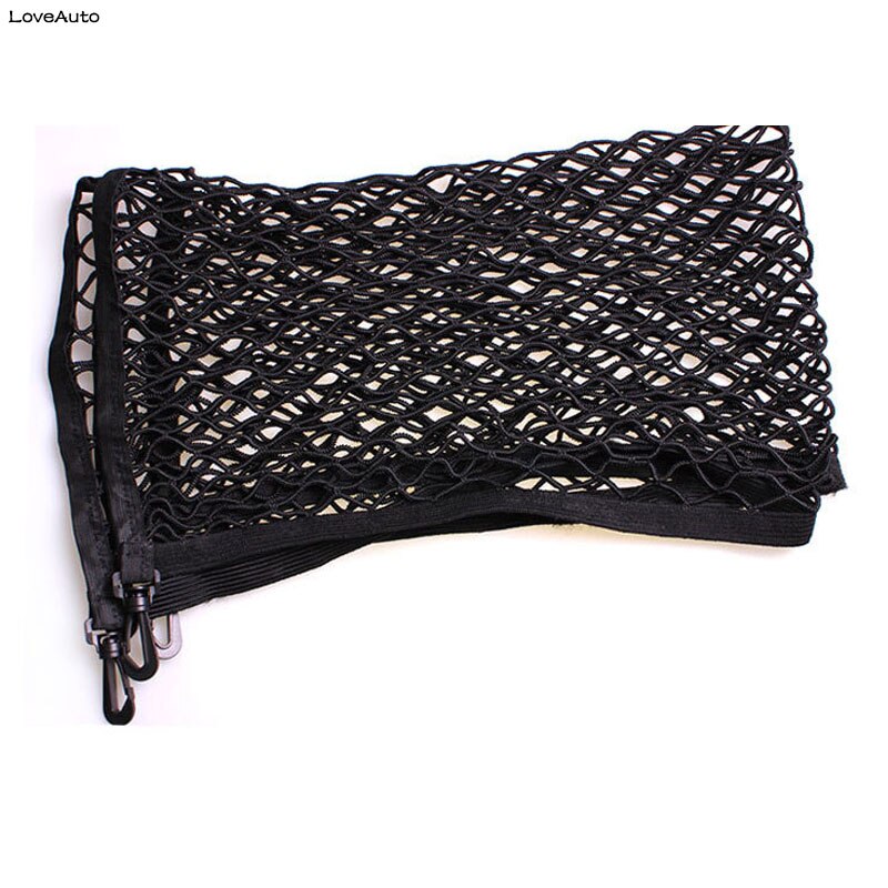Car Boot Trunk Luggage Storage Mesh Net Nylon Elastic Mesh Net Bag With Hooks For Nissan X-trail Xtrail T32