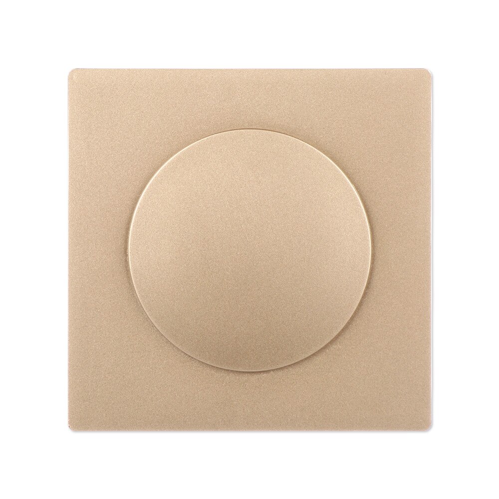 Zelfklevende Muur Draad Gat Cover Vents Decor Bescherming Duct Cover Snap-On Panel Decor Cap Voorbehouden Boor gat Plugging: gold