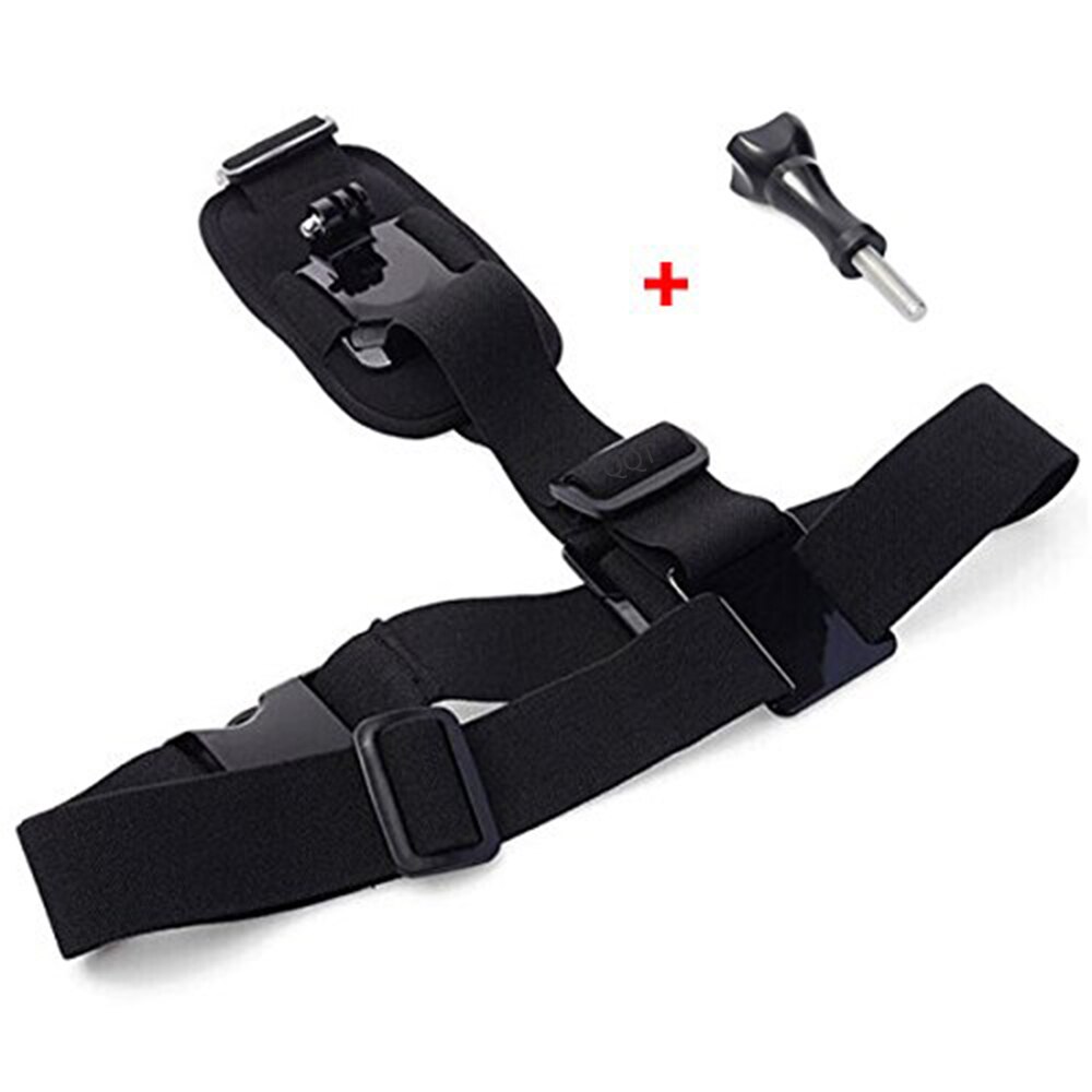 QQT pour accessoires Gopro sangle d'épaule montage poitrine harnais adaptateur pour Go Pro Hero 7 6 5 4 3 + 3 noir édition Xiaomi Yi