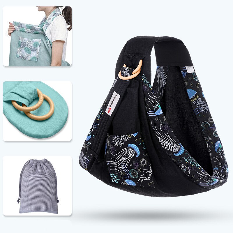 Portabebés, portabebés, portabebés de doble uso, portabebés de malla, portabebés de lactancia, hasta 50kg (0-36M): Style 9
