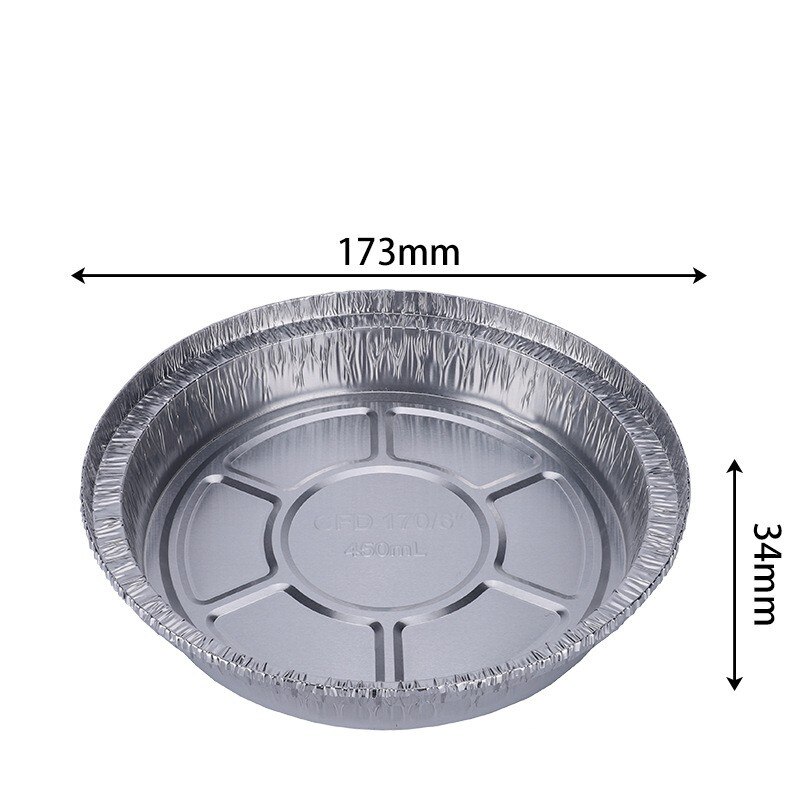 Wegwerp Aluminiumfolie Aluminiumfolie Disc Geen-Kleverige Olie-Proof Aluminiumfolie Board Voor Bbq Gestoomde Houtskool Gegrilde rijst Bakken Levert: S-No cover