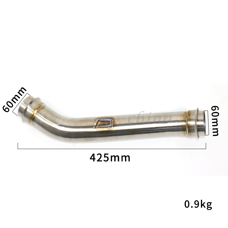 Mid Link Pijp Motorfiets Uitlaat Roestvrij Eliminator Down Pipe Uitlaat Voor Ktm 1290 Super Duke R
