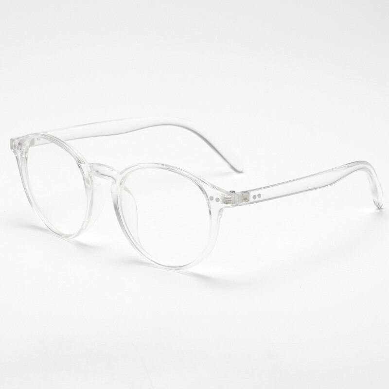 Seemfly anti blått ljus glasögon båge antireflex glasögon båge kvinnor män runda klara glas glasögon dator glasögon glasögon: C5