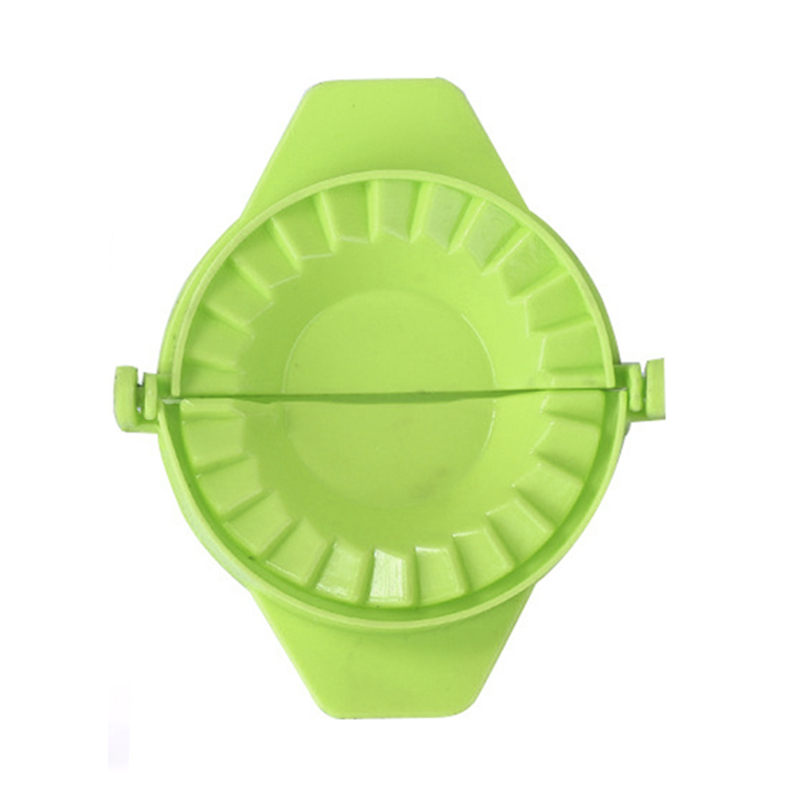 1PC DIY Plastic Dumpling Molds Chinese Food Jiaozi Maker Dough Press Dumpling Pie Ravioli Hand Mould Kitchen Tools: green