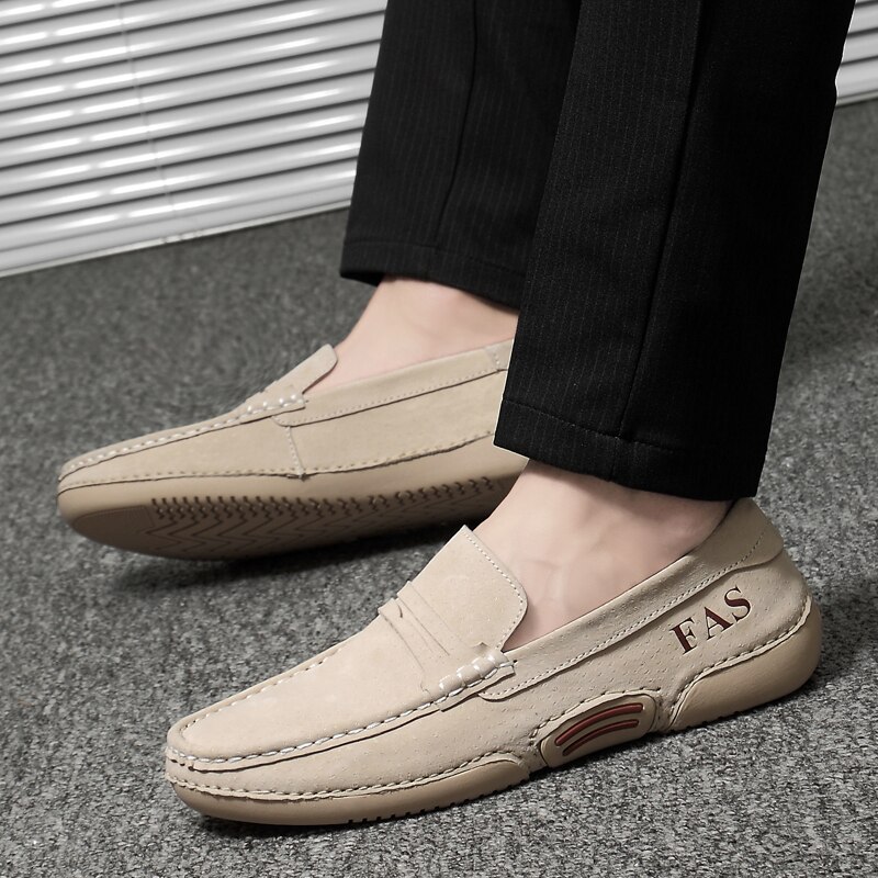 Muts schoenen ademend heren loafers schoenen autoschoenen zakelijk formeel kleding casual peas schoenen *