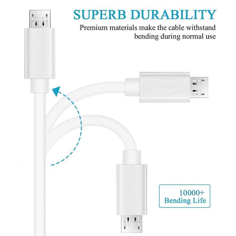 Para samsung xiaomi redmi 7 7a 8a 8 huawei honra lg motorola nokia asus adaptável carregador de telefone micro usb tipo c cabo de carga rápida