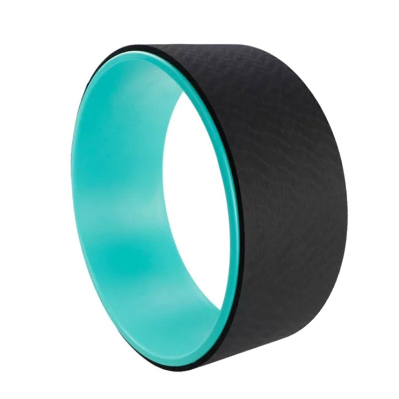 Yoga Wheel Comfortable Yoga Prop Wheel Back Bends Stretching Training Accessories: green black