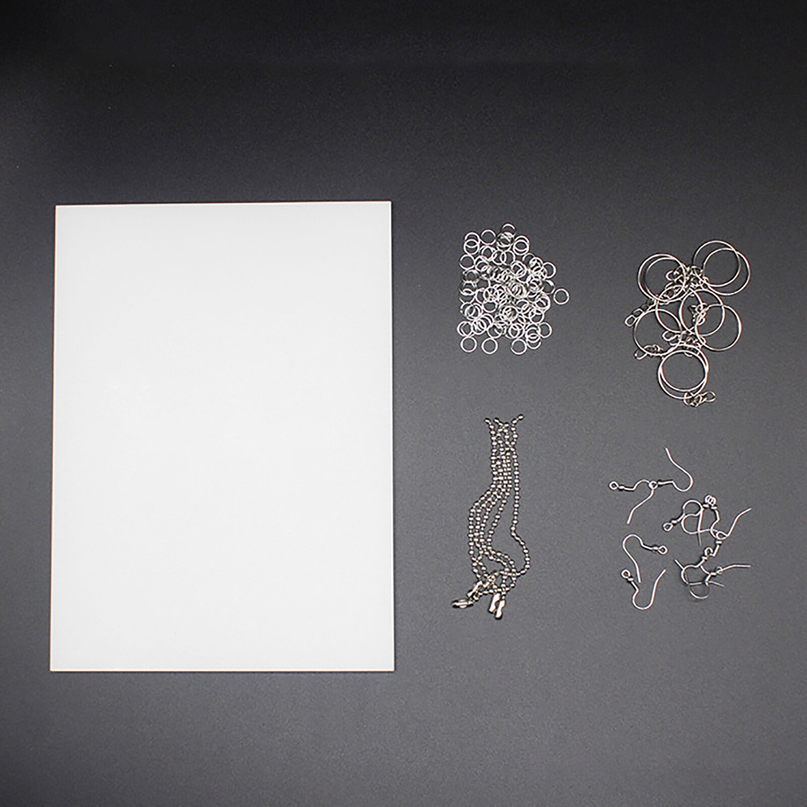 1 Set Shrinky Art Paper Heat Shrink Sheet Plastic Kit Hole Punch Keychains Pencils DIY Color Lead Manual Heat Shrink Film Tool