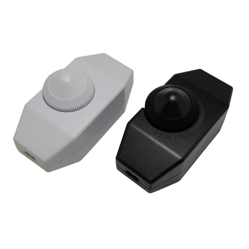 1A 220V Rotary Cord Switch Adjustable Rotary Control Switch Compact Wiring Easy Install for Bedroom Table Lamp