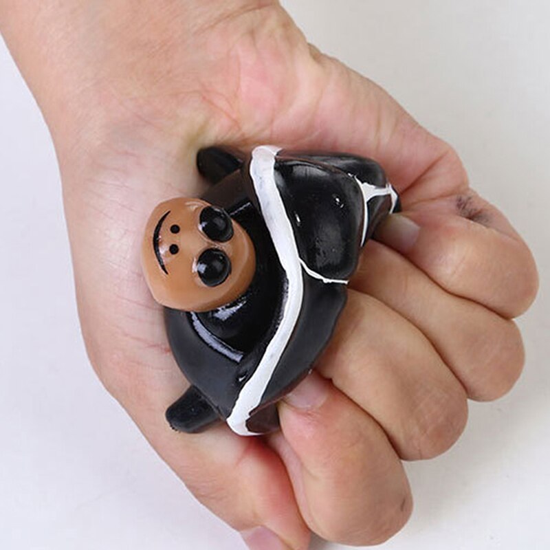 Cute Tortoise Telescopic Head Keychain Cartoon Turtle Key Ring Anti Stress Squeeze Toys Funny Vent Toy Random Color