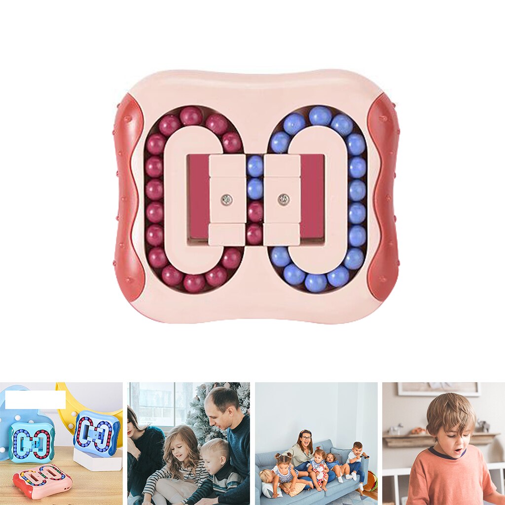 Bean Vingertop Cube Voor Volwassenen Kids Decompressie Educatief Speelgoed: style 2