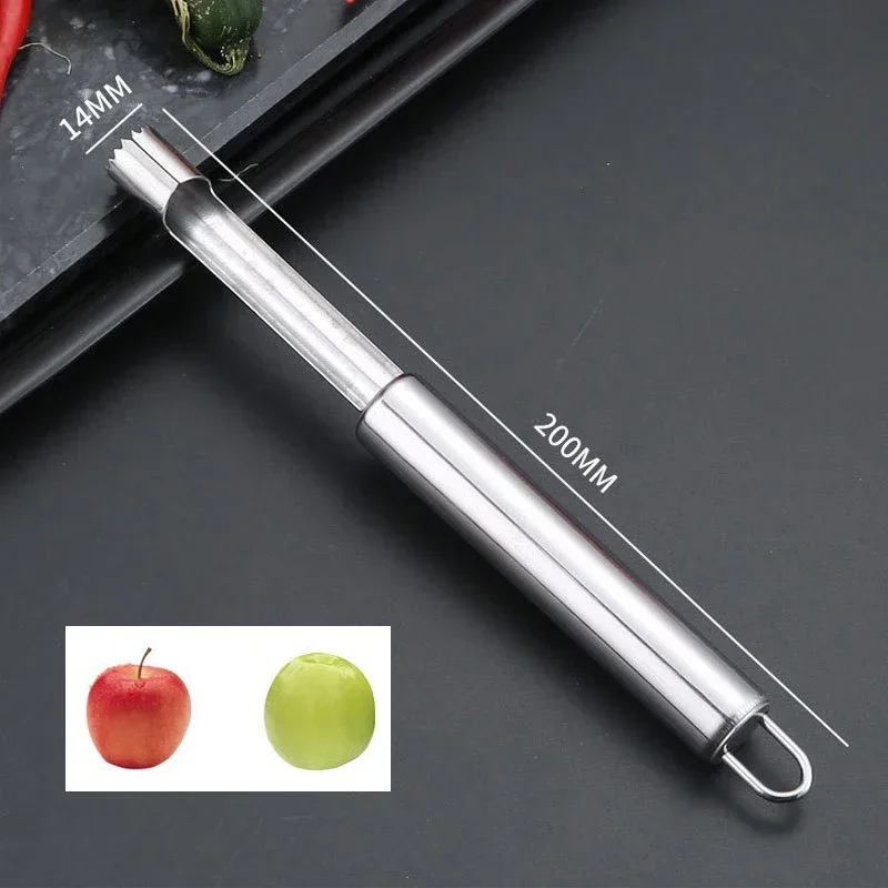 Roestvrijstalen fruitboor Appelzaadverwijderaar Thuis Groentegereedschap voor rode dadels Peer Meidoorn Coole gadgets Keukenaccessoires: Licht Geel