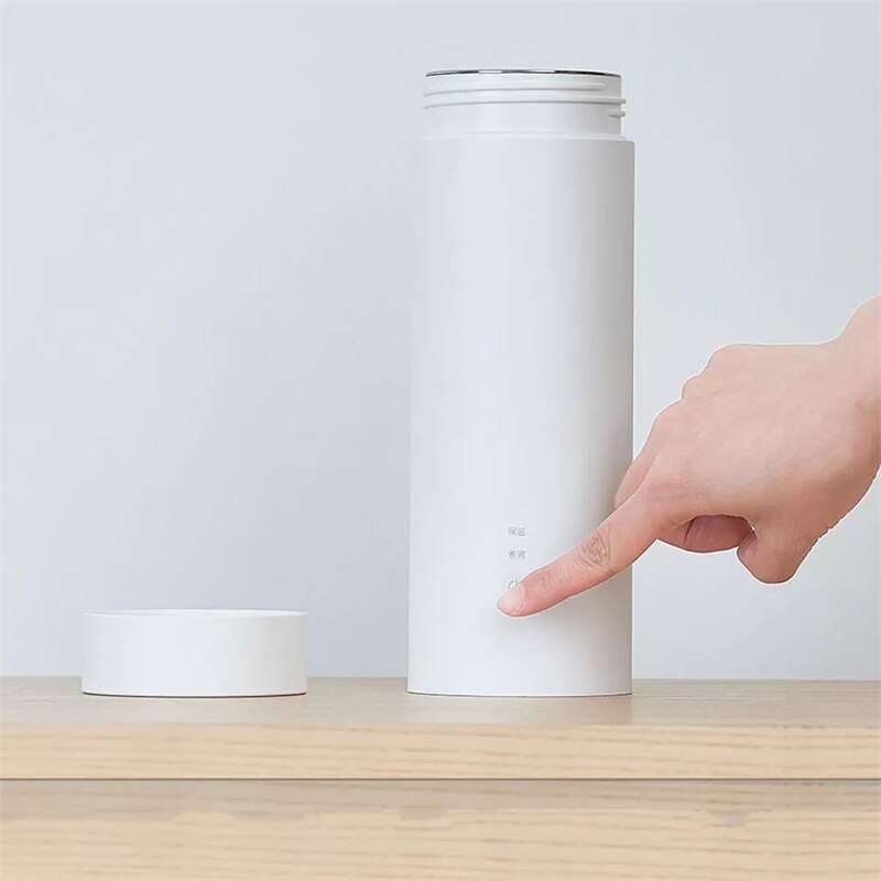 VIOMI elektryczny kubek robić butelek przenośny kubek termiczny robić podgrzewania herbata kawa mleko w proszku podróż czajnik wodny 400ml regulacja temperatury