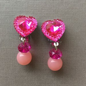 Koreaanse versie van de vrouwelijke kinderen sieraden zonder doorboord oor clip oorbellen baby prinses kristallen sieraden