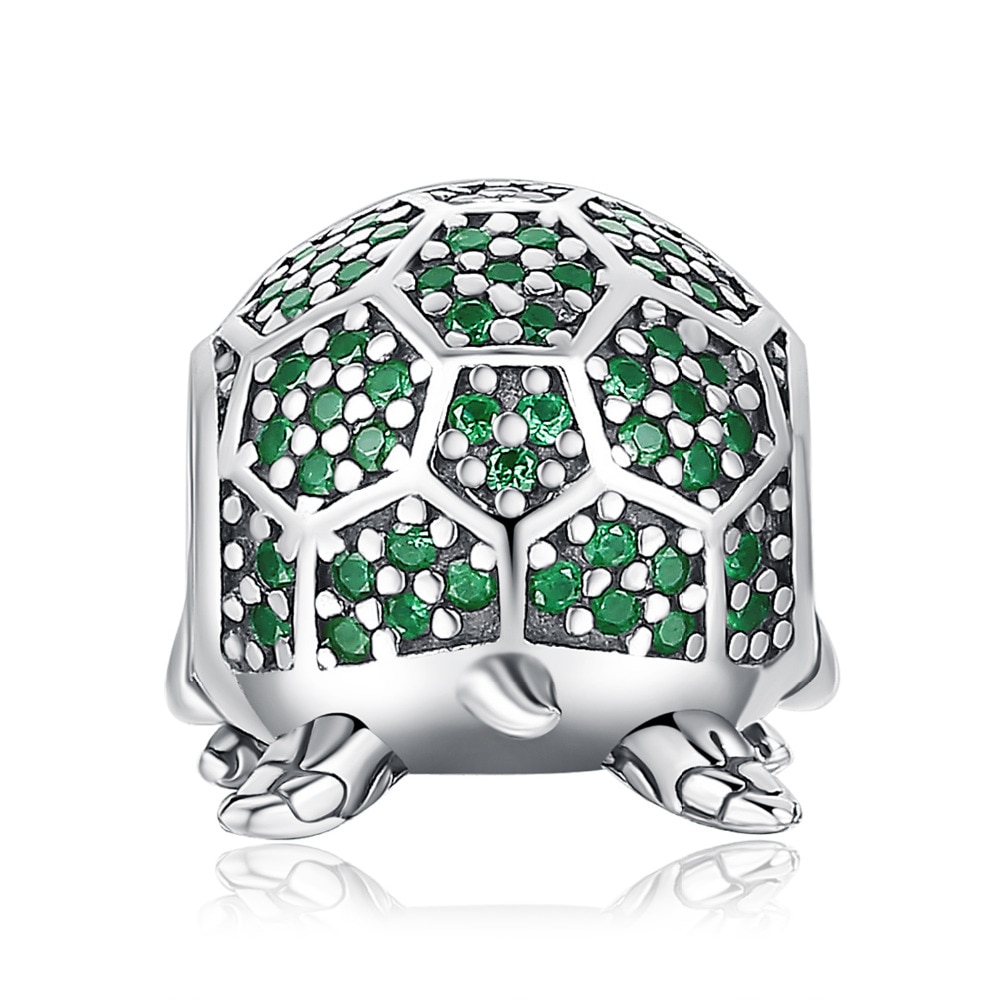 JewelryPalace Turtle 925 Sterling Silver Beads Charms Silver 925 Original For Bracelet Silver 925 original Beads Jewelry Making