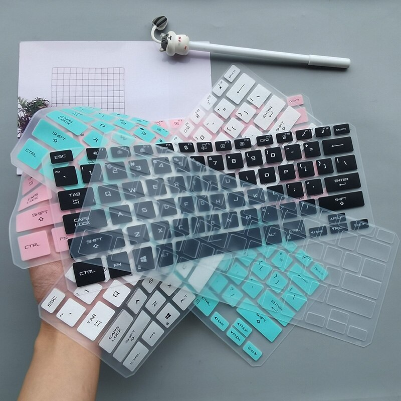2 Pieces Silicone keyboard Guard Cover Protector For ASUS ROG Zephyrus g15 ga503qr Release 15.6"