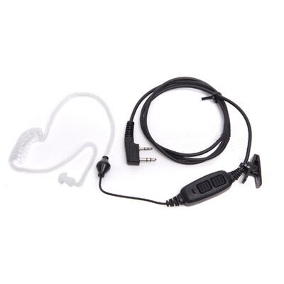 Dual PTT Luftkanal Ohrhörer Mit Mic Headset für Baofeng Two Way Radio UV-82 UV 82 UV82L UV-89 Zubehör