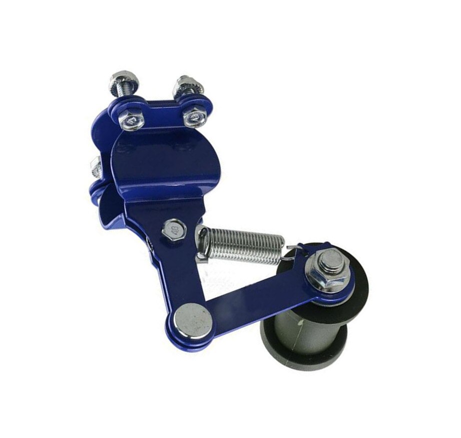 Piezas de la motocicleta moto tensor de cadena ajustador para Kawasaki KX65 KX80 85 KX125 KX250 KX250F KX450F KLX450R KLX125: blue-black