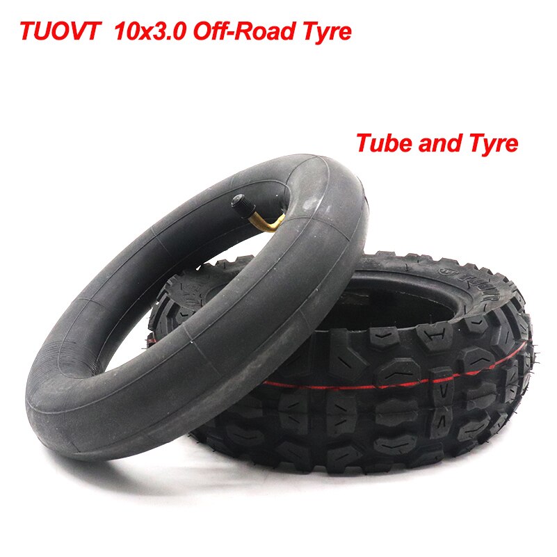 255x80 Electric Scooter Off-road Tire 10x3.0 Thickened Widened Inner Outer Tyres 80/65-6 for Speed Grace 10 Zero 10x KuGoo M4: B tube and tyre