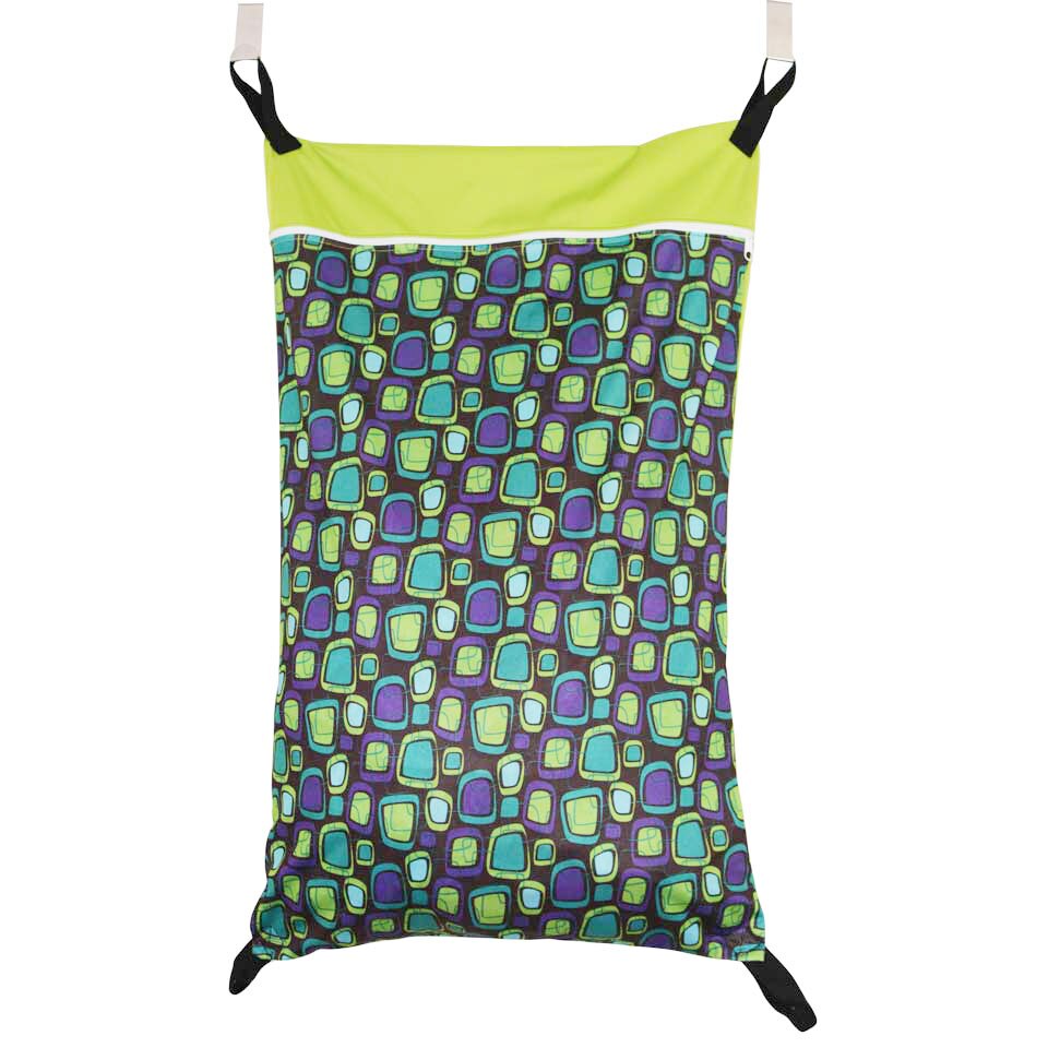 Cubo para pañales de tela húmeda/seca Extra colgante grande, bolsa para pañales reutilizables o lavandería