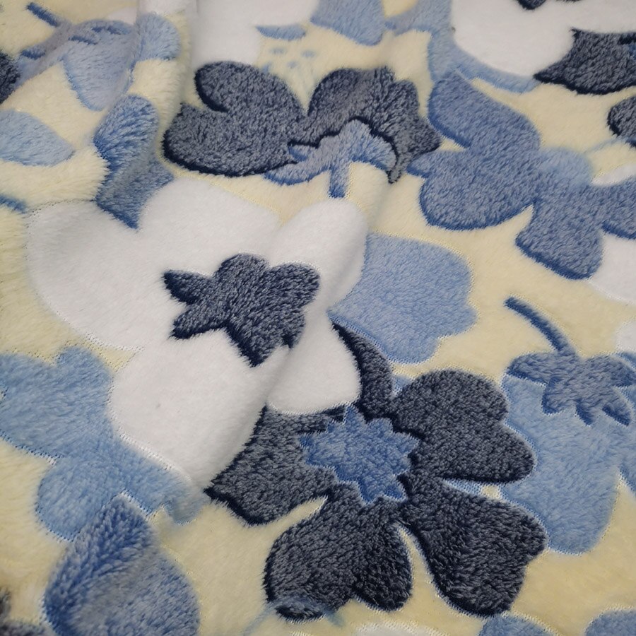 Fleeced flanell tyg dubbelsidig korall fleece mjuk varm baby plysch lakan tyg sammetsfilt tyg 160*50cm: 14