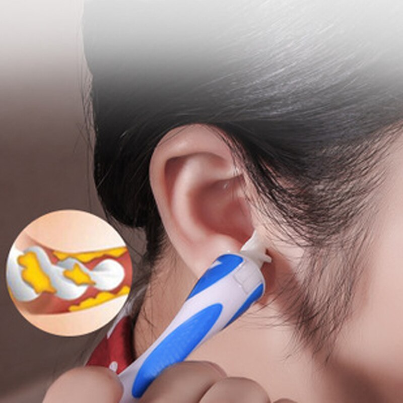 Soft Head Clean Ears Machine Spiral Soft Safe Ear Pick Tools Ear Wax Cleaner Upgraded Version Removal Easy Swab Earwax