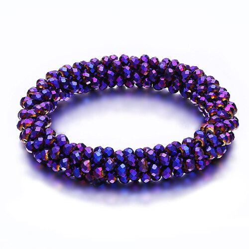 Multicolor Handgemaakte Gehaakte Glas Seed Bead Nepal Boho Armband