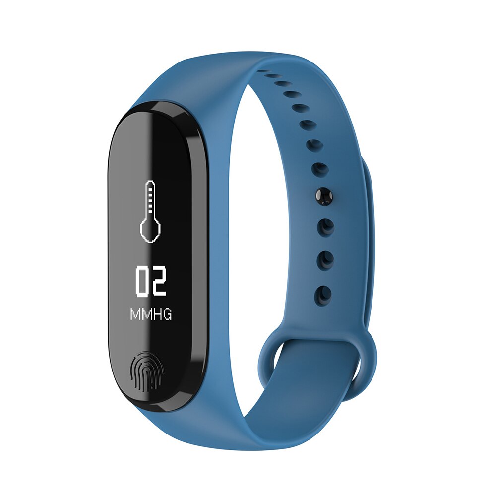 Y13 Smart Armband Fitness Tracker Stappenteller Hartslag Bloeddruk Informatie Push Smart Herinnering Waterdicht Stappenteller: Blauw