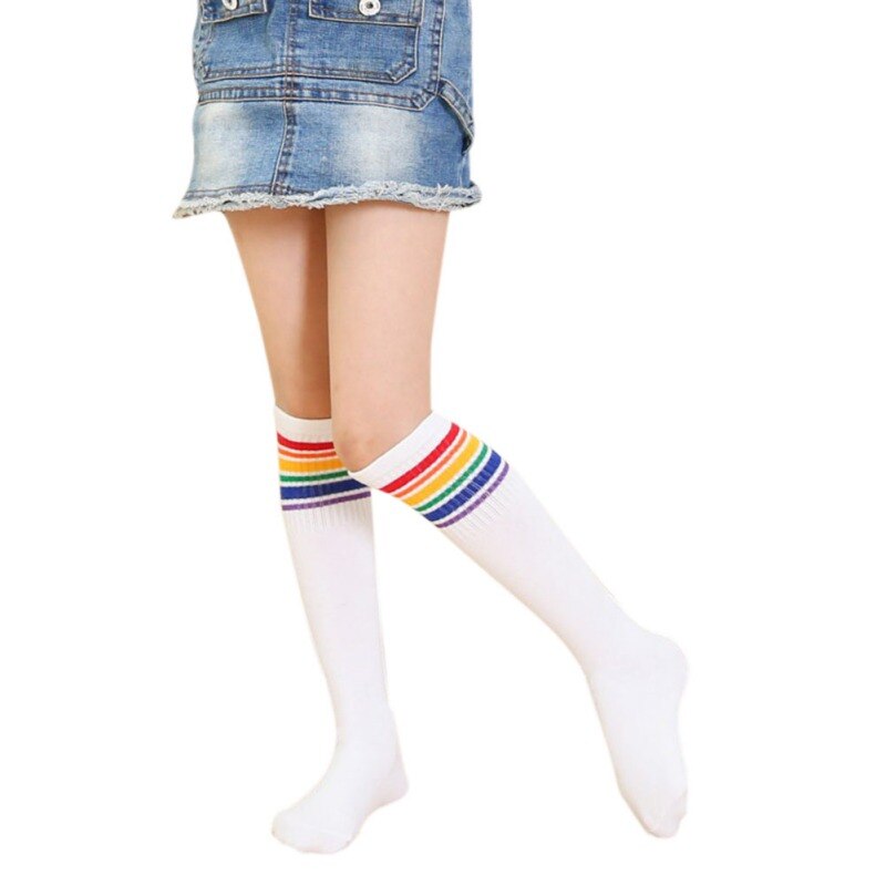 Soft Kids Socks For Girl Boy Clothing Striped Baby Sock Cotton Children Football Socks Causal