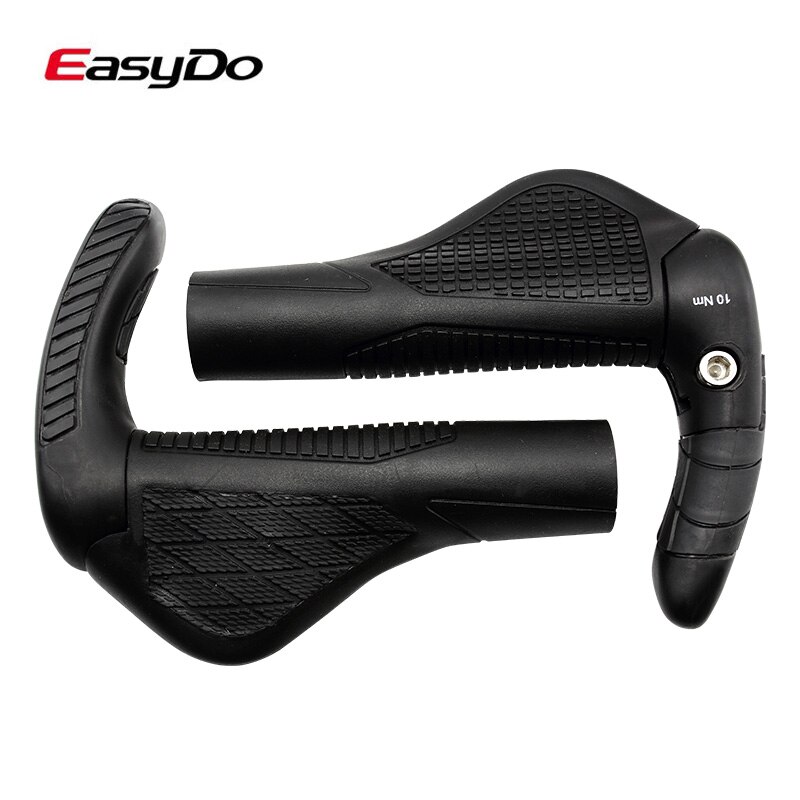 Easydo lås på cykel cykelgreb ergonomisk blød cykling mtb cykel styr greb fiberglas bar ender mountainbike håndtag greb