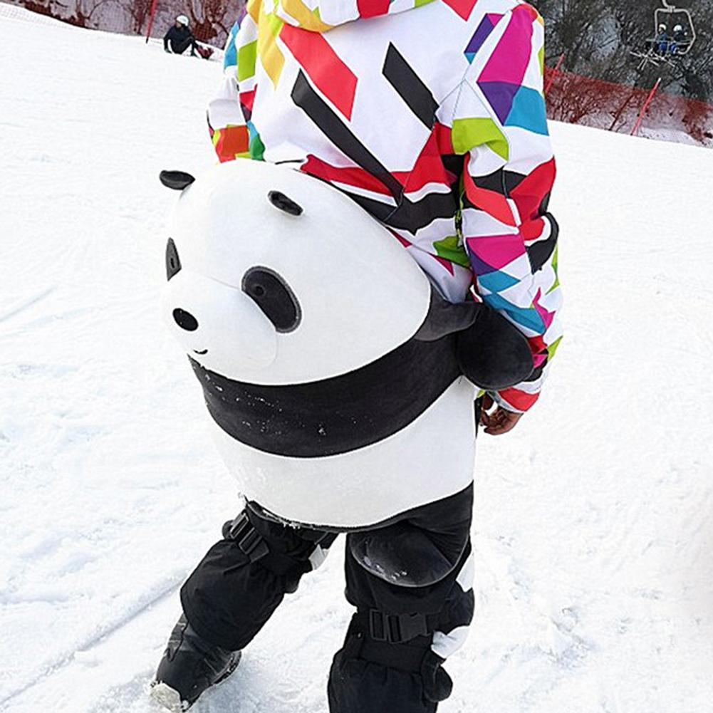 Voksne børn skøjteløb snowboarding hoftebeskyttende sød panda snowboard beskyttelse skiudstyr børn knæpude hoftepude