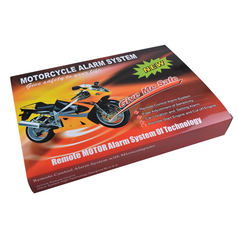 Sistema de alarma de seguridad antirrobo para motocicleta, bloqueo de manillar de motor con Control remoto de 12V, luz de sonido, vibración de 125db