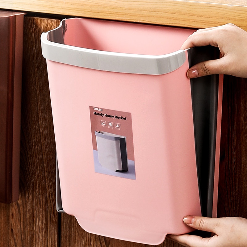 Saving*kitchen folding garbage can car recycling bin kitchen garbage can garbage can garbage can garbage can kitchen garbage can