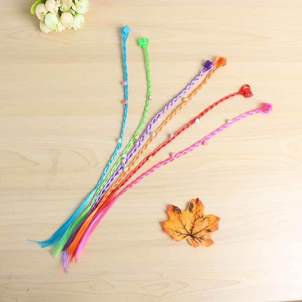 Pince à cheveux en queue de cochon colorée pour filles, 6 pièces/ensemble, paillettes, ornement, nœuds de bonbons, épingles à cheveux princesse pour enfants, accessoires pour cheveux