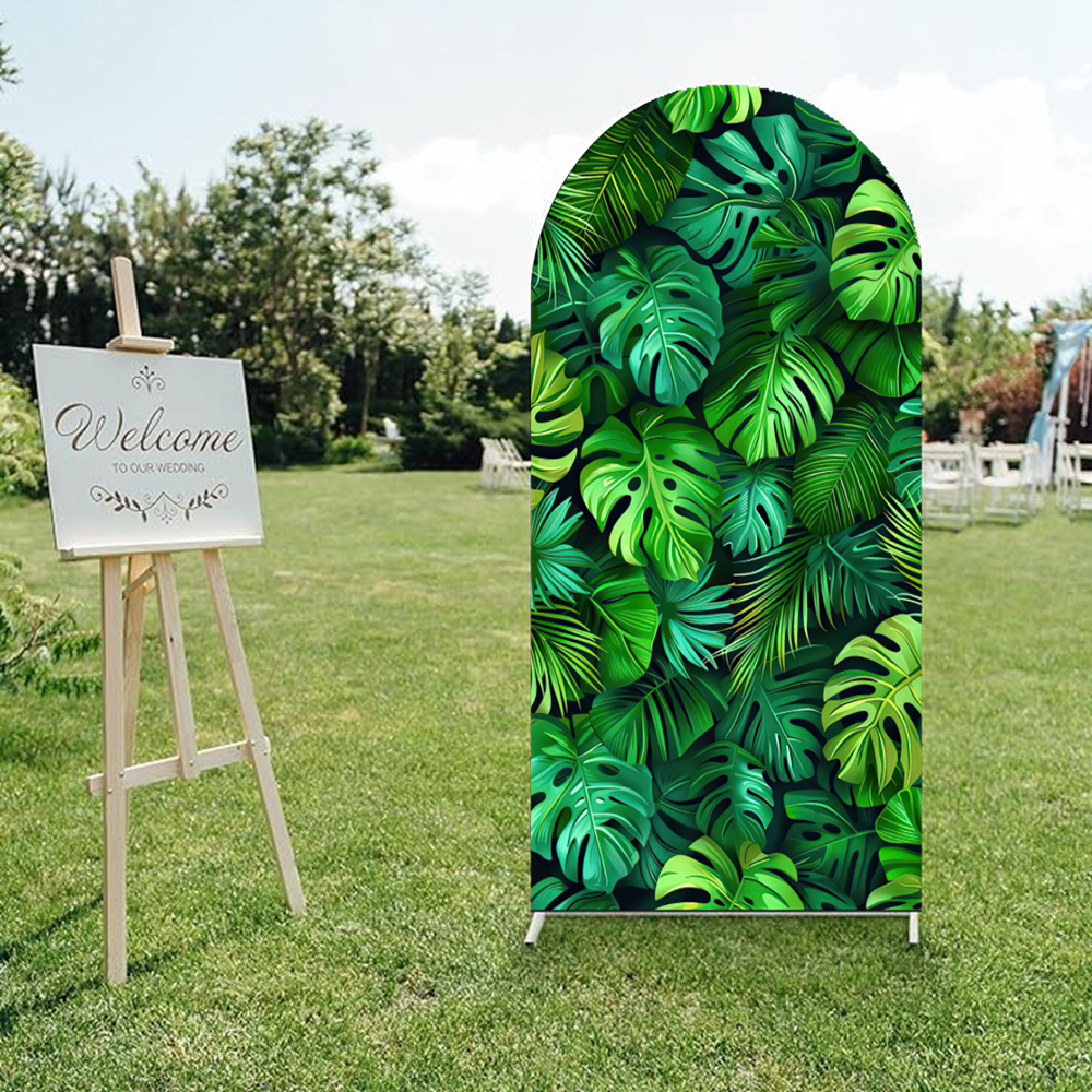 Mochicka selvagem um arco pano de fundo capa animais textura leopardo girafa zebra padrão selva safari folhas aniversário chá de bebê: CÉU AZUL / 120 * 200
