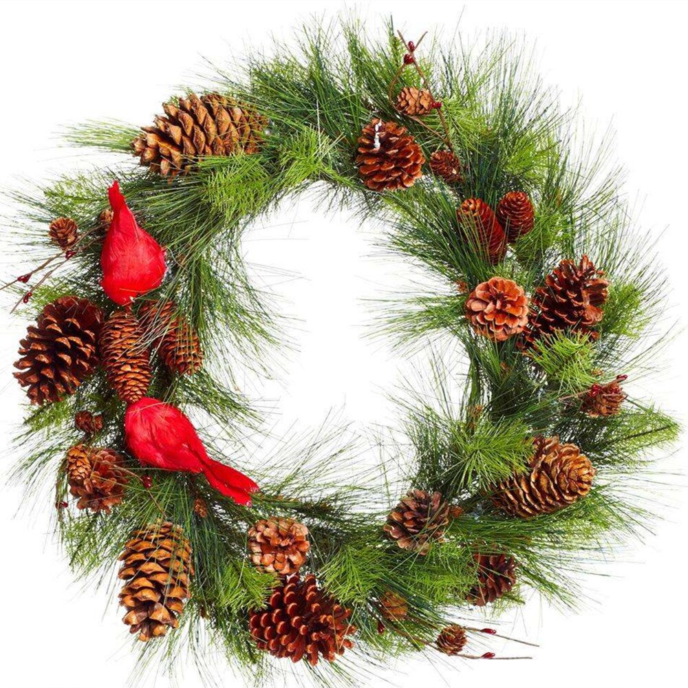 DIY Crafts Rattan Wreath Natural, Crafts Rattan Wreath for Christmas Door