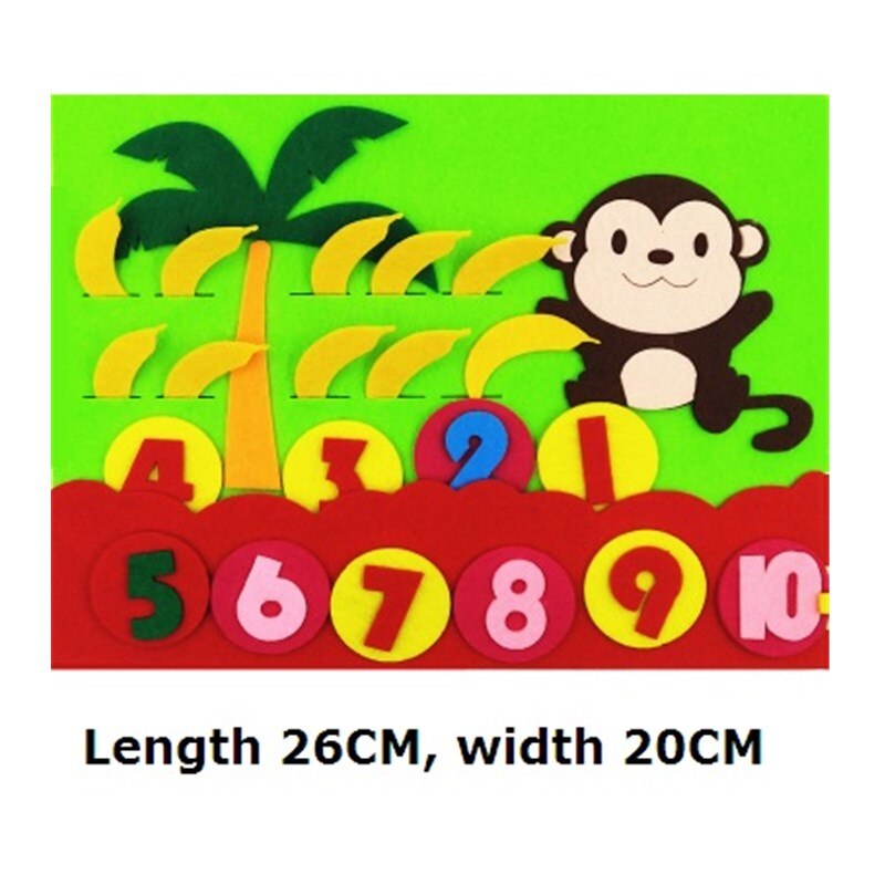 Teaching Kindergarten Manual DIY Weave Cloth Baby Early Learning Education Toys Montessori Teaching Aids Math Toys Craft Kit: WJ21-13