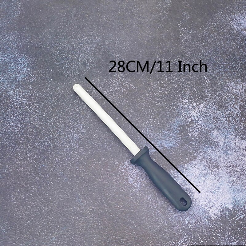 Ceramiczne pałeczki robić ostrzenia gospodarstwa domowego kuchnia nóż robić uboju profesjonalne ręczne cylindryczne ostrzałki robić noży musat: length-28