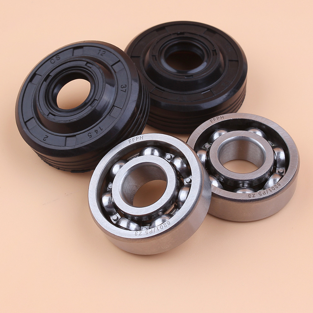 Roulement de vilebrequin joint d'huile pour Partner 350 351 370 371 390 420 Husqvarna 136 137 141 142 pièces de rechange pour tronçonneuse à gaz