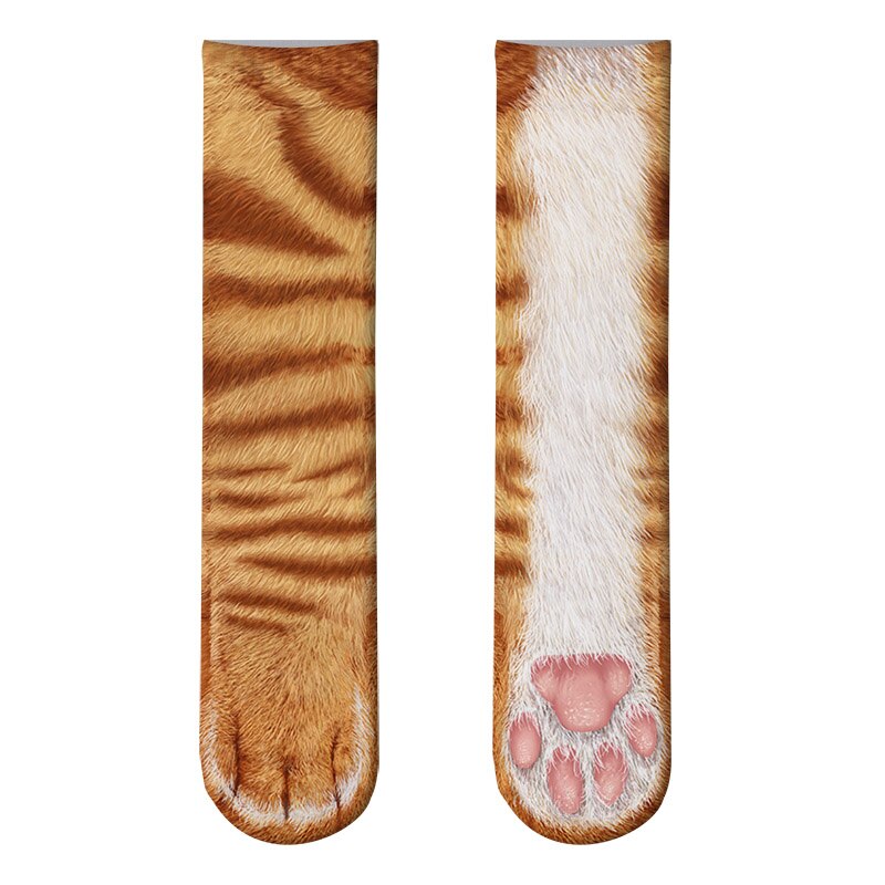 Dier Poot Crew Sokken Grappige Leopard Tijger Katoenen Sokken Voor Vrouwen Kawaii Voorraad Kat Hond Paard Zebra Varken Poot voor Party: 8