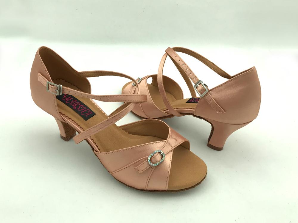 Nueva para mujer zapatos de baile latino baile salsa zapatos para tango y boda zapatos 6235FL2