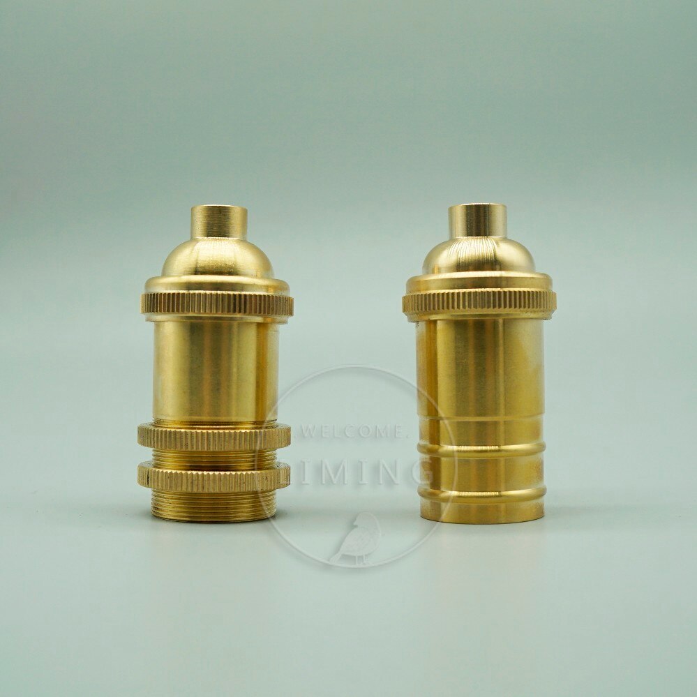 5 pièces E14 laiton douille de lampe Antique Edison cuivre pied de lampe ampoule support de lampe adaptateur ampoule support de lampe pour bricolage pendentif lumières M10