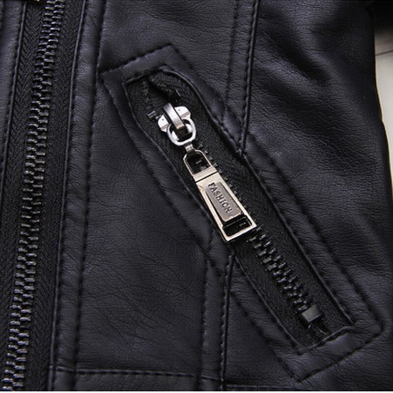 Girls PU Leather Jacket Boys Coats Autumn Spring Clothes Children Outerwear For Clothing Infant Kids Coat Baby Girl Jackets