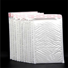 10 stk. 110*150mm hvide perlefilm poly boble mailers polstrede konvolutter selvforsegle kuvert boble postposer