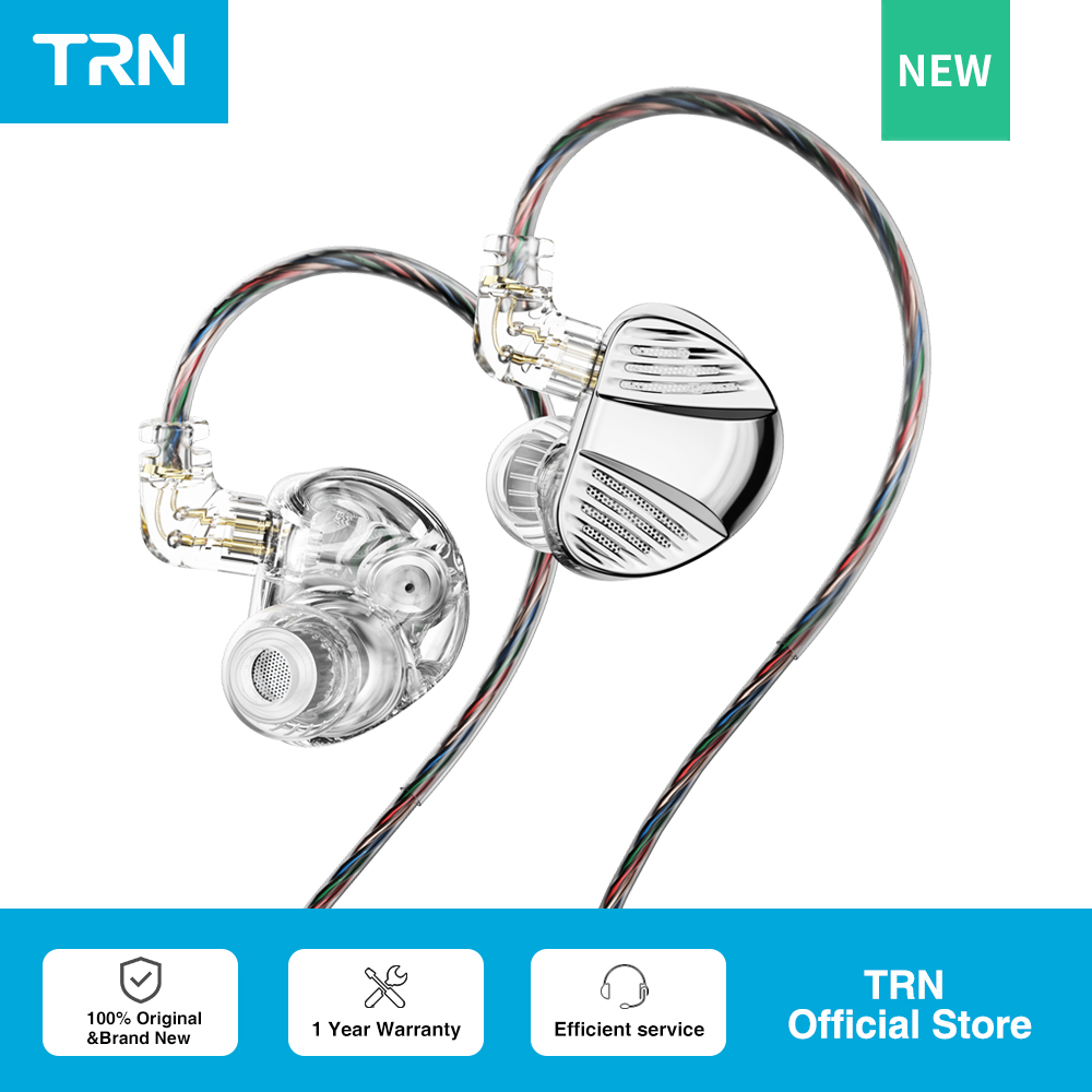 TRN V10 Profi-Kopfhörer 2BA+2DD Dual dynamisch Treiber und Dual ausgewogen Anker hybrid in-Ohr-Monitor-Kopfhörer